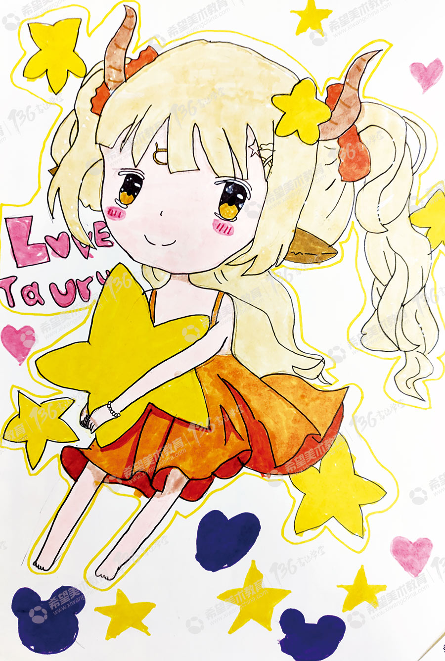 姓名：葛李子璇--作品：Q版童话人物