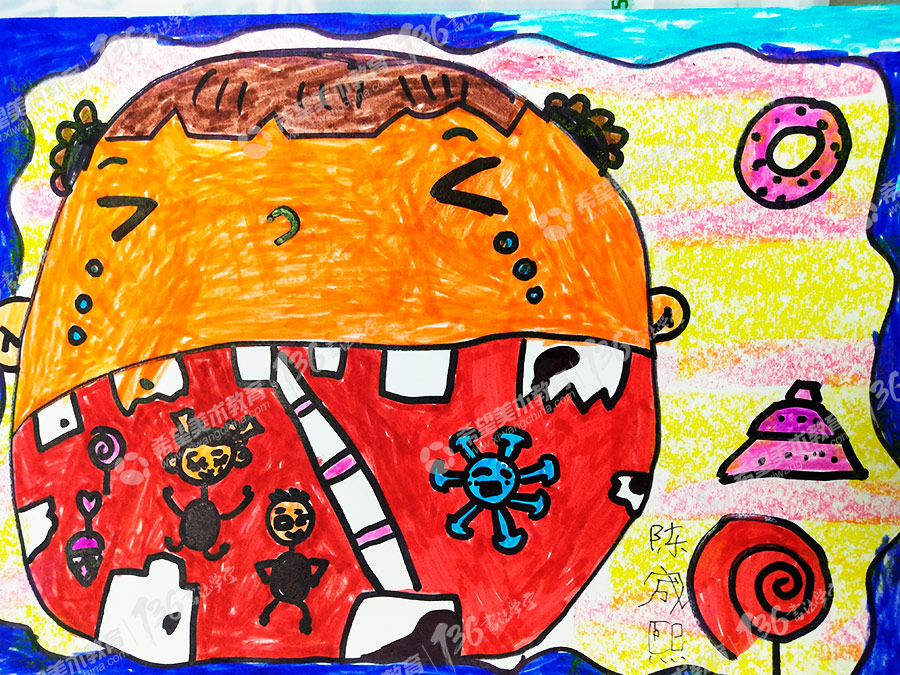 姓名：陈宬熙--作品：保护牙齿