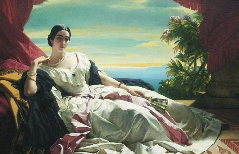 温特哈尔特 ——《列昂妮拉公主的肖像》