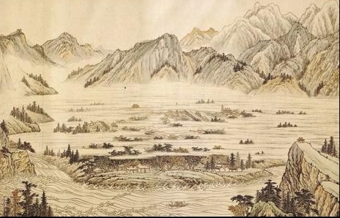 张大千《庐山图》