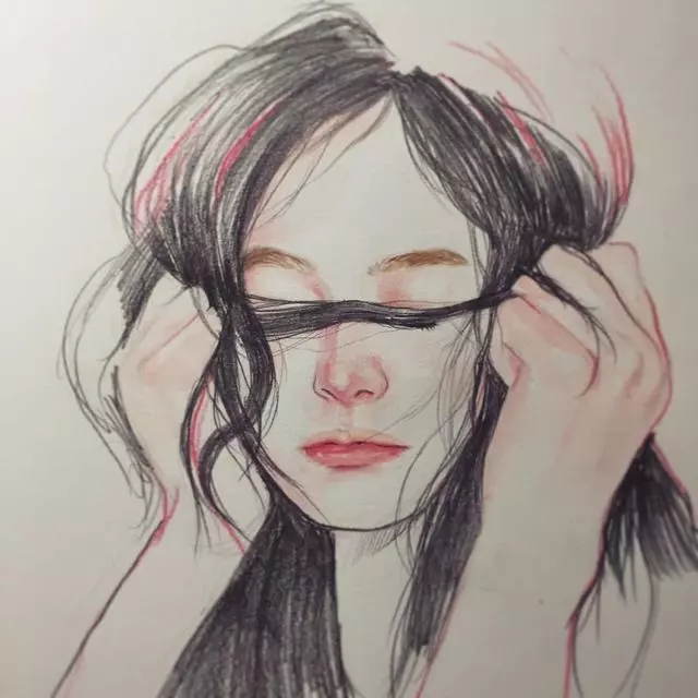 素描插画