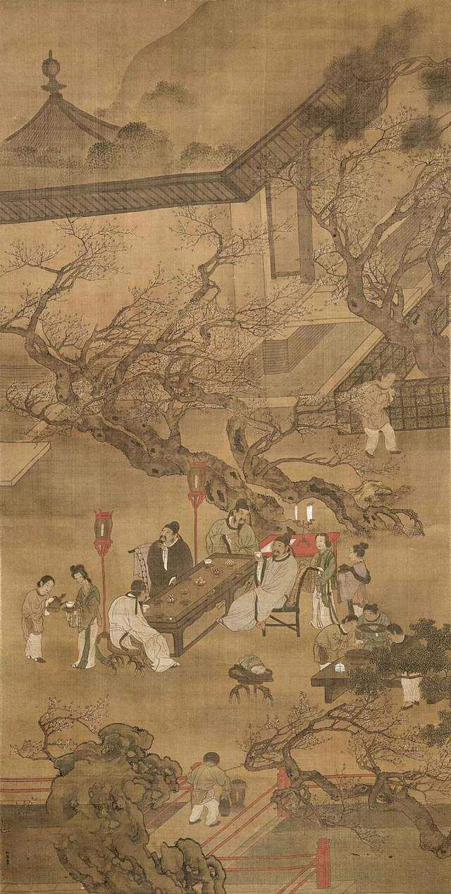 《春夜宴桃李园图》