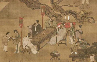 《春夜宴桃李园图》