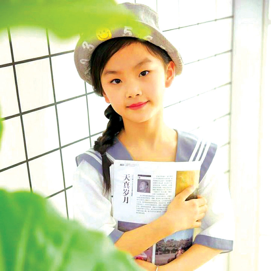 希望美术小画家刘婧涵