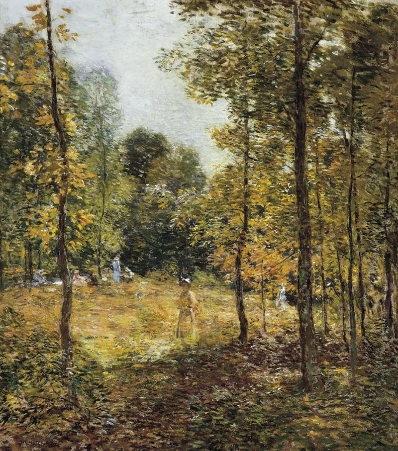 世界名画《郊游》